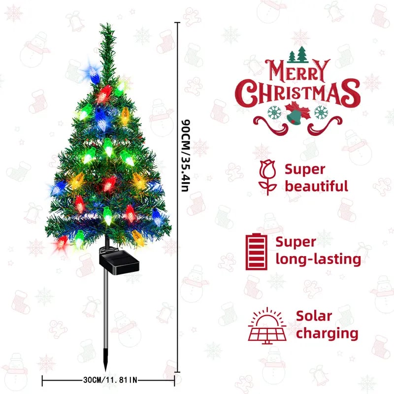 šEarly Christmas Deal š 4-in-1 Aurora Haven Solar Powered Christmas Tree