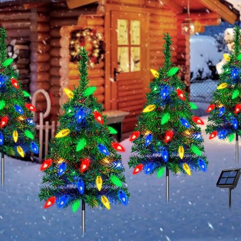🎄Early Christmas Deal 🎁 4-in-1 Aurora Haven Solar Powered Christmas Tree