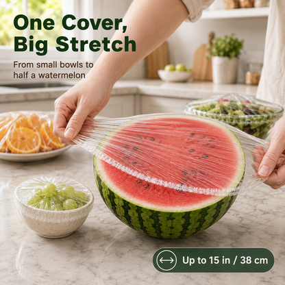 ⏳LAST DAY SALE 50% OFF🔥Velnok® Disposable Stretch Food Covers for Bowls & Plates