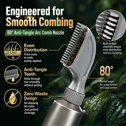 Plant-Based Comb Hair Dye - Natural Hair Dye Solution