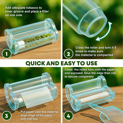 Portable Hand Crank Cigarette Roller Machine
