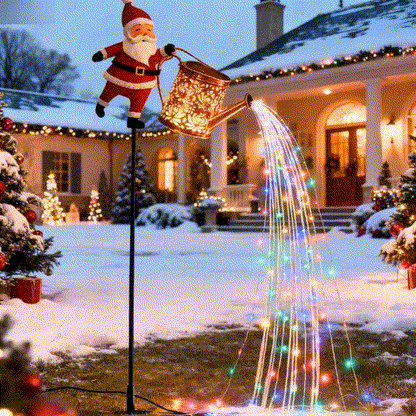 🎄 Early Christmas Sale 🎅 49% OFF - Solar-Powered Santa Claus Garden Stake Kettle Light