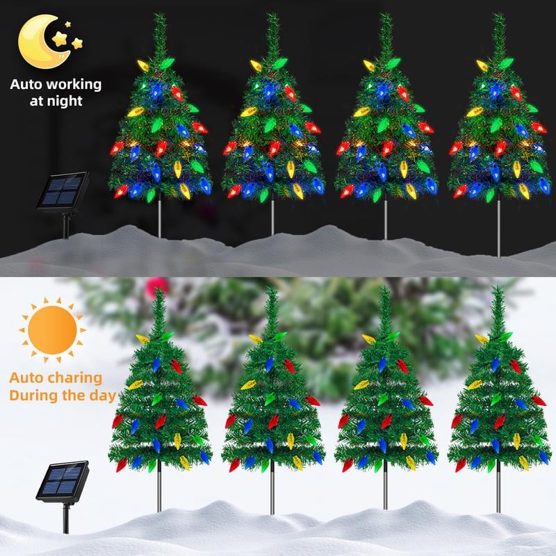 🎄Early Christmas Deal 🎁 4-in-1 Aurora Haven Solar Powered Christmas Tree