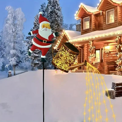 🎄 Early Christmas Sale 🎅 49% OFF - Solar-Powered Santa Claus Garden Stake Kettle Light